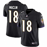 Nike Baltimore Ravens #18 Jeremy Maclin Men's Nike Limited Black Alternate Vapor Untouchable Player NFL Jersey,baseball caps,new era cap wholesale,wholesale hats